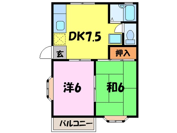 シャトル東須磨の物件間取画像